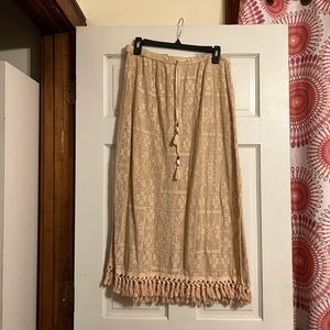 Aerie lace cover up skirt